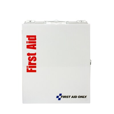 SmartCompliance Metal First Aid Cabinet, ANSI Class A, 25 People, 95 Pieces (90578-021)
