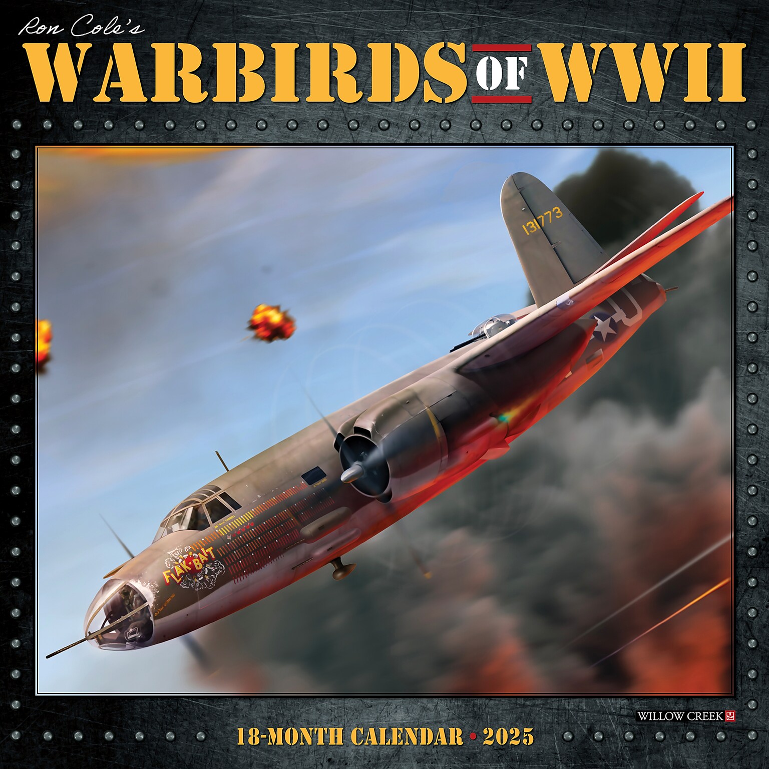 2025 Willow Creek Warbirds of WWII 12 x 12 Monthly Wall Calendar (45282)