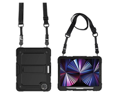 SaharaCase Defense Series Case for Apple iPad Pro 11" (2nd, 3rd, and 4th Gen 2020-2022), Black (TB00017)