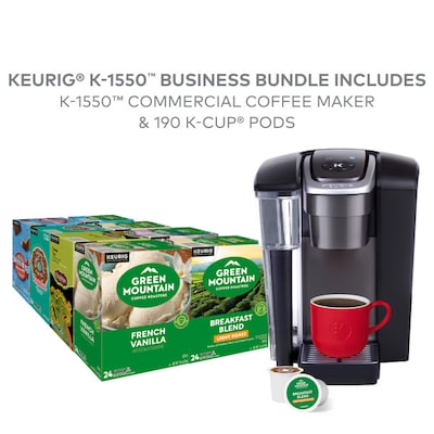 Keurig® K-1550 Bundle Commercial Coffee Maker, Black (5000341033)