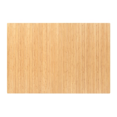 Anji Mountain Standard Bamboo Carpet & Hard Floor Chair Mat, 48 x 72, Natural (AMB24001)