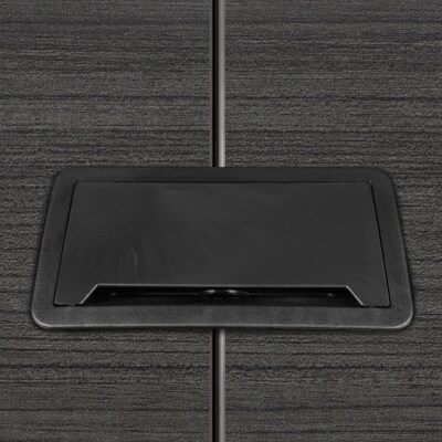 Regency Legacy 120"W x 47"D Racetrack Shaped Conference Table With Grommet, Ash Grey (LCTRT12047AG)