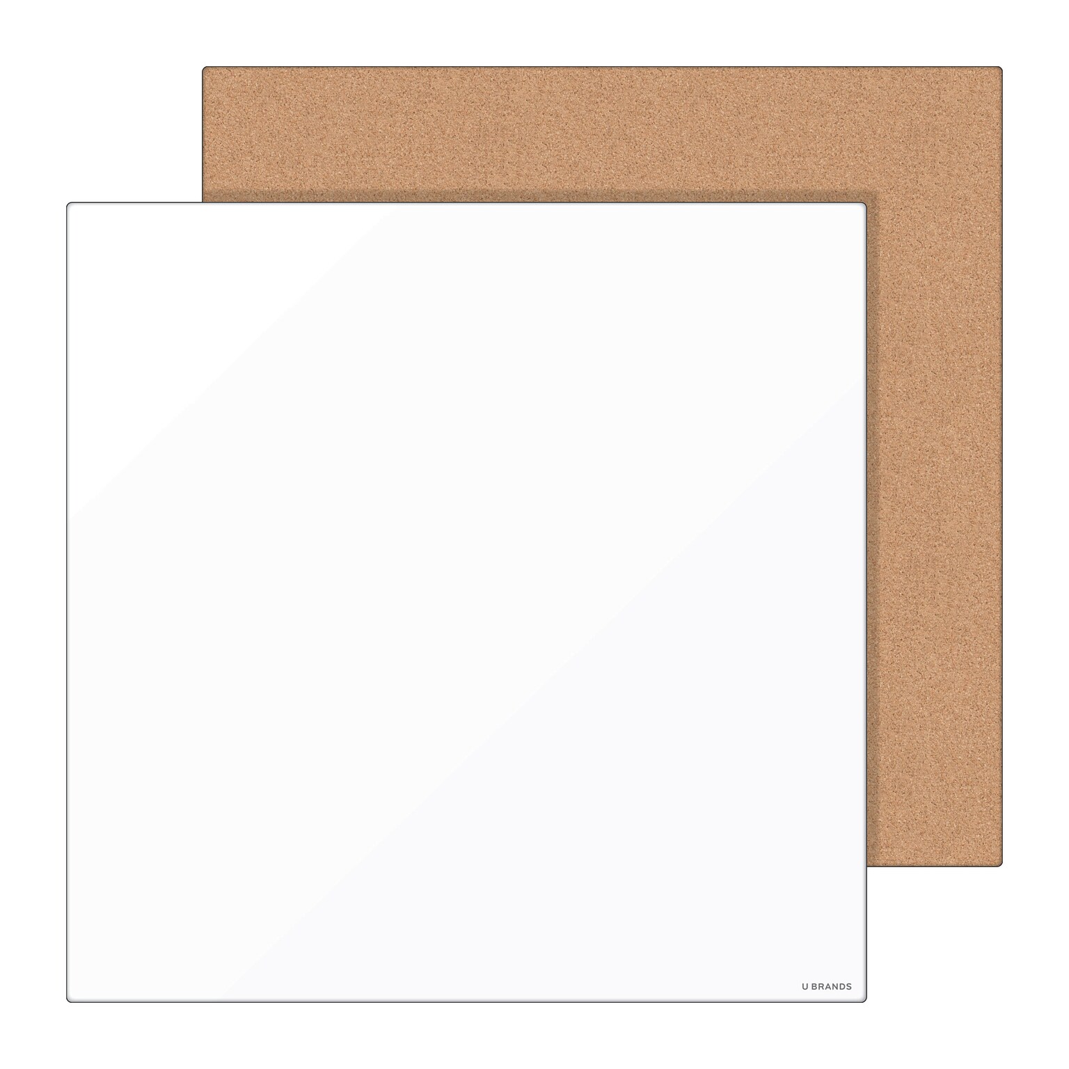U Brands Cork & Dry Erase Board Set, 1 x 1 (3888U00-01)
