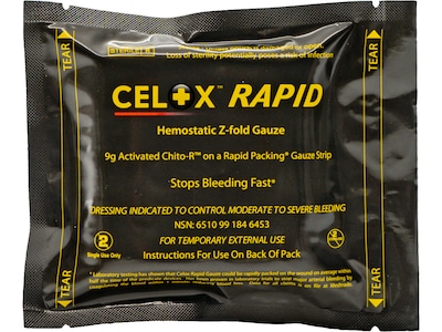 CELOX RAPID Z-Fold Hemostatic Gauze, 2/Carton (FG08839011)