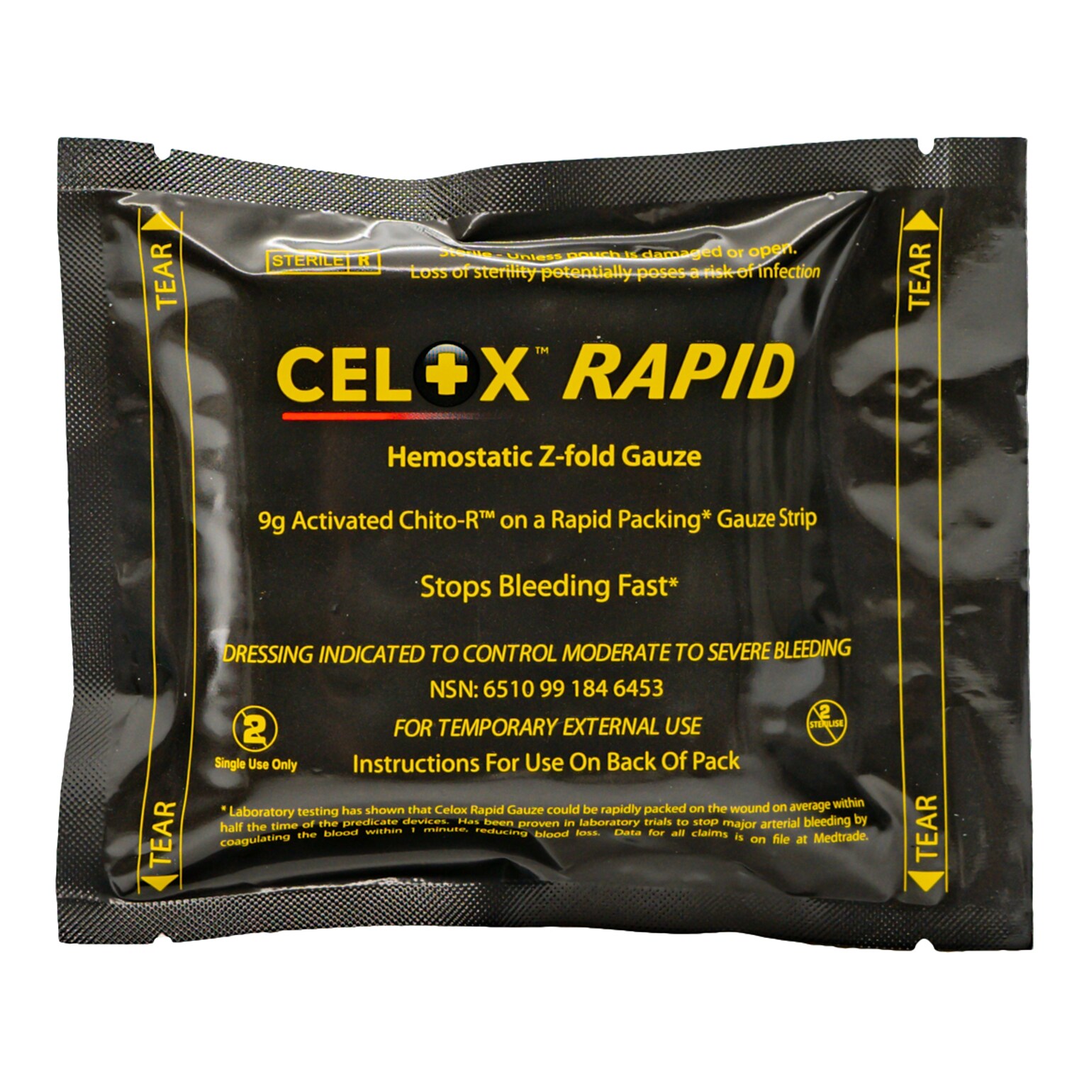 CELOX RAPID Z-Fold Hemostatic Gauze, 2/Carton (FG08839011)