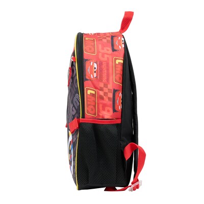 Bioworld Kids 5-Piece Disney Cars Backpack Set, Large, Red and black (B1B8787DSXSB00)