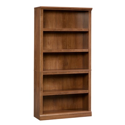 Sauder Select 70H 5-Shelf Bookcase, Oiled Oak  (410367)
