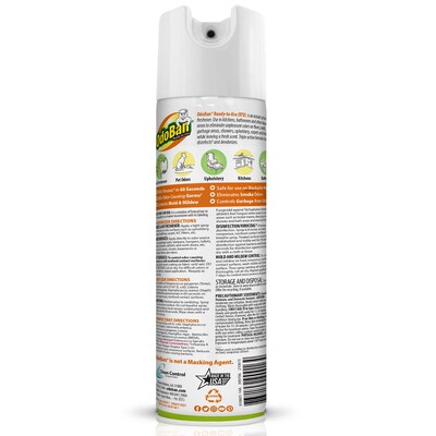 OdoBan Ready to Use Disinfectant Air Freshener & Deodorizer Spray, 14.6 oz., Citrus Scent (910601-14A)