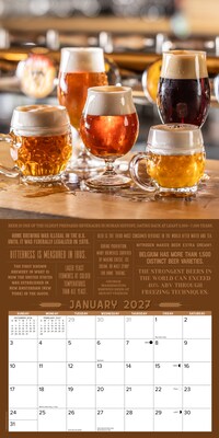 2027 Willow Creek History of Beer 12" x 12" Monthly Wall Calendar, Assorted Colors (65105)