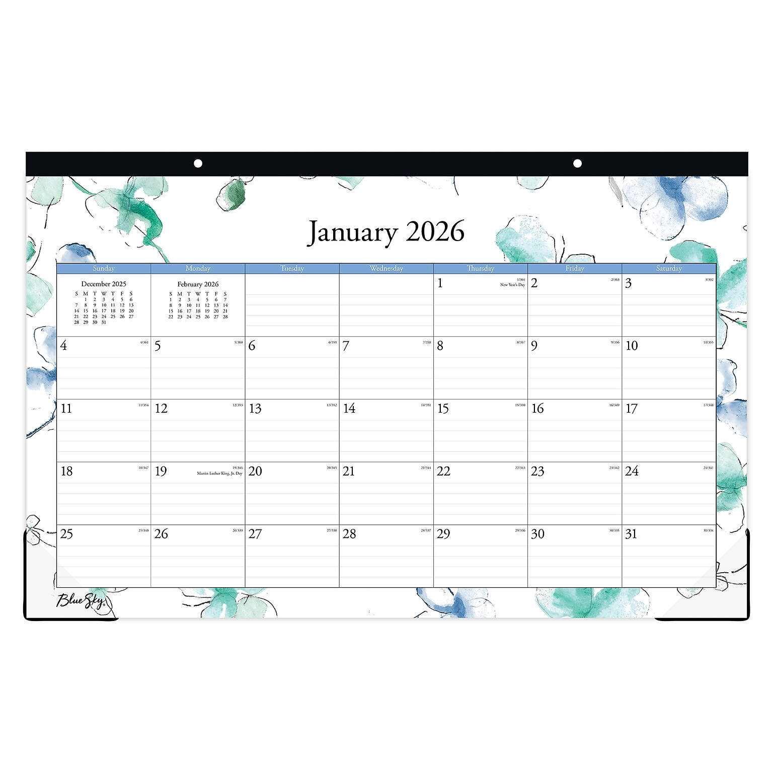 2026 Blue Sky Lindley 17 x 11 Monthly Desk Calendar (100024-26)