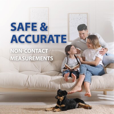 Veridian Non Contact Infrared Digital Temporal Thermometer, White (09-183)