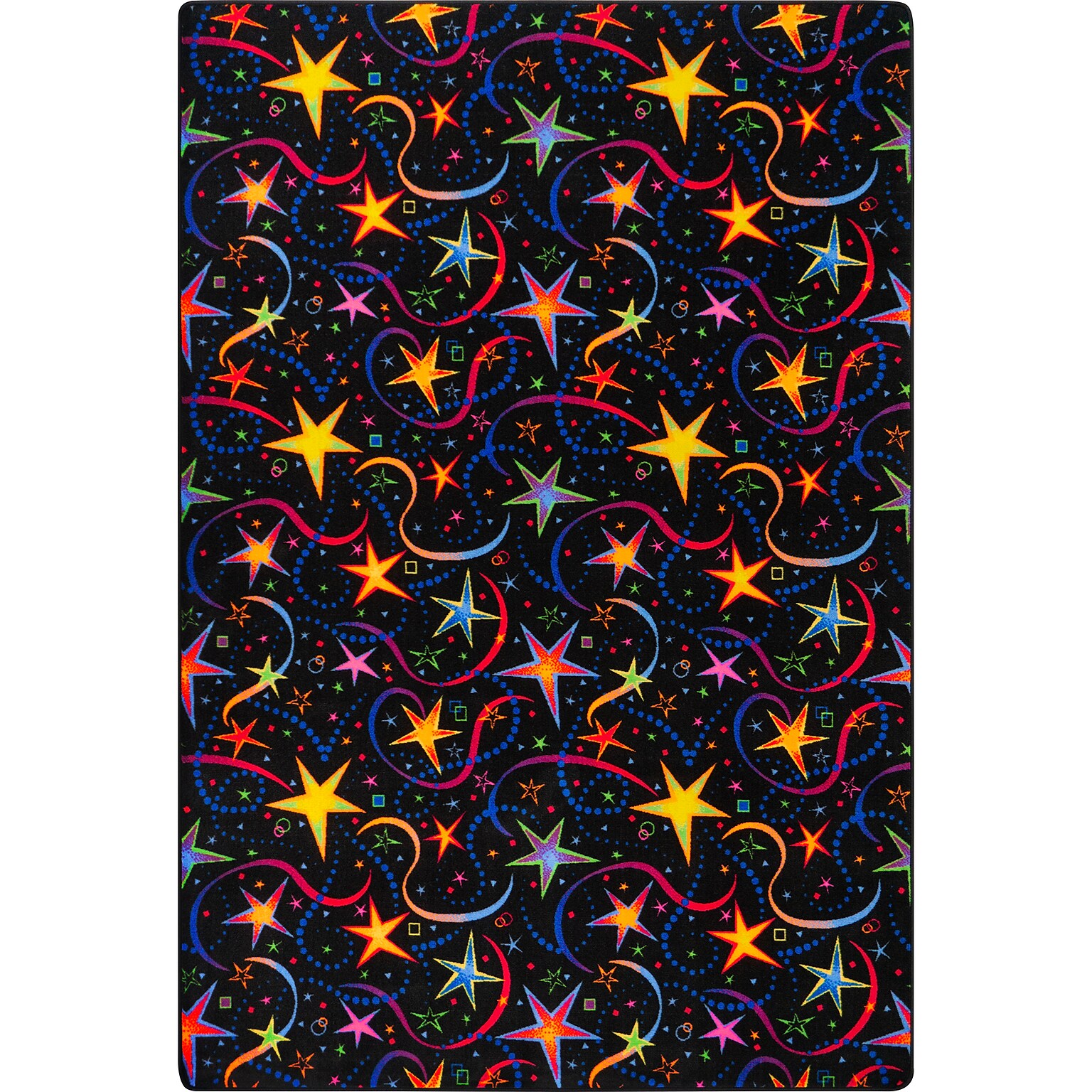Joy Carpets Have A Blast Nylon 12 x 76 Machine Tufted Rug, Fluorescent (469S)