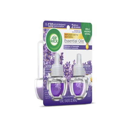 Air Wick Scented Oil Refill, Lavender & Chamomile, 400/Carton (6233878473CT)