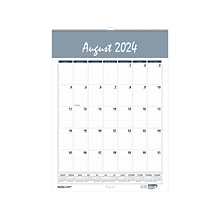 2024-2025 House of Doolittle Bar Harbor 31 x 21 Academic Monthly Wall Calendar, Wedgwood Blue/Gray