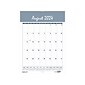 2024-2025 House of Doolittle Bar Harbor 31" x 21" Academic Monthly Wall Calendar, Wedgwood Blue/Gray (354-25)
