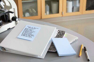 Post-it Greener Recycled Notes, 4" x 6", Sweet Sprinkles Collection, Lined, 100 Sheet/Pad, 5 Pads/Pack (6605PKRPA)