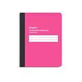 Staples Composition Notebook, 7.5 x 9.75, College Ruled, 80 Sheets, Pink (ST55084)