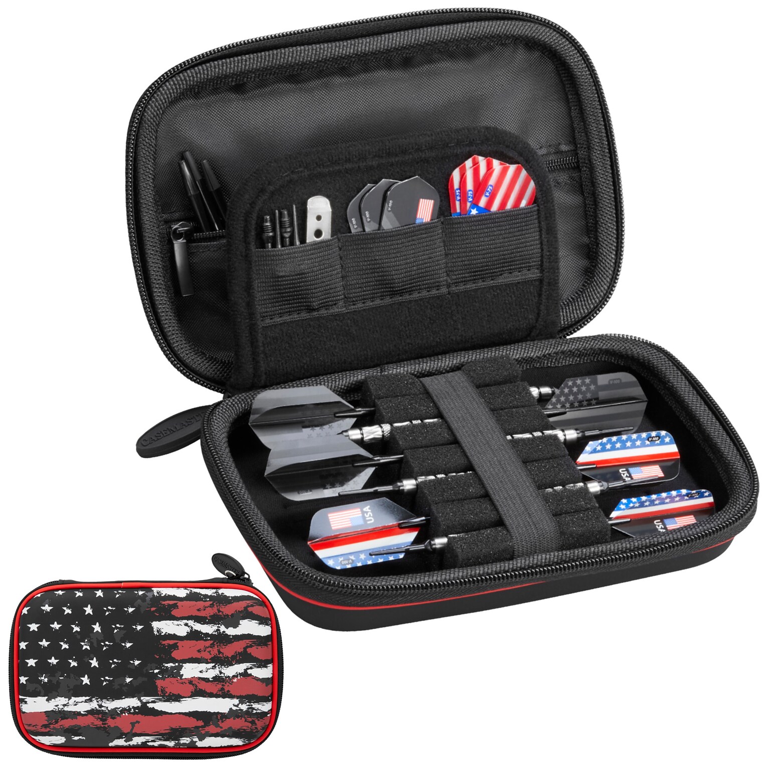 Casemaster Sentinel Dart Case American Flag Art Series (36-9000)