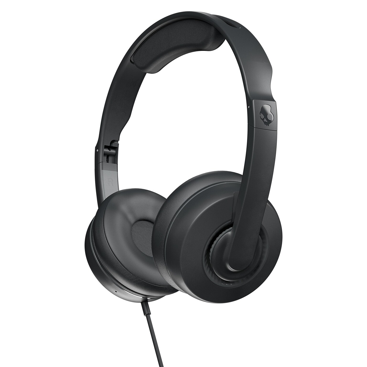 Skullcandy Cassette Junior Over-Ear Headphones with Microphone, Black (S5CSY-N003)