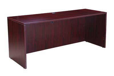 Boss Office Products U-Shaped Executive Desk, Mahogany (GROUPA-M)