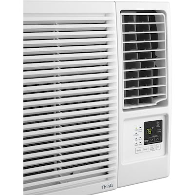 LG 115-Volt 7,600 BTU Window Air Conditioner with Remote, White (LW8023HR)