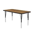 Correll Thermal Fused Activity Table Rectangular Classroom & Kids Activity Table, Height Adjustable