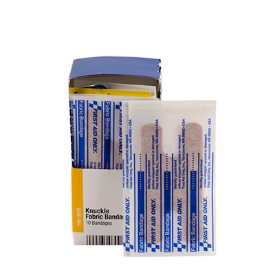 SmartCompliance Knuckle Fabric Bandages, 1.5 x 3, 10/Box (FAE-3008)