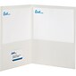 Quill Brand® 2-Pocket Folders, White, 25/Box (712510)
