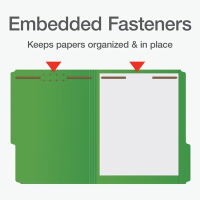 Pendaflex Heavy Duty File Folder, 1-Tab, Assorted, Letter Size, Assorted Colors, 50/Box (1006957)