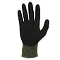 Ergodyne ProFlex 7042 Nitrile Coated Cut-Resistant Gloves, ANSI A4, Heat Resistant, Green, XL, 12 Pair (10335)