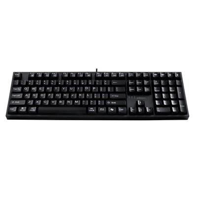 Adesso EasyTouch 670 Mechanical Keyboard, Black (AKB-670UB)