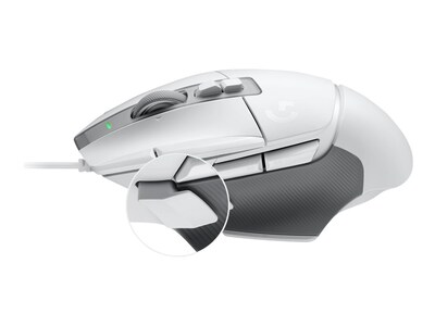 Logitech G502X Optical USB Gaming Mouse, White (910-006144)