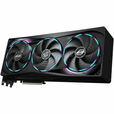 Aorus NVIDIA GeForce PCIe 5.0 32GB GDDR7 Gaming Graphics Card, 2655 Core, 28000 MHz, Black (GV-N5090AORUSM ICE-32GD)