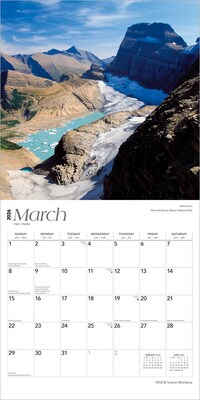 2026 BrownTrout Montana Wild & Scenic 12" x 12" Monthly Wall Calendar (9798330704699)