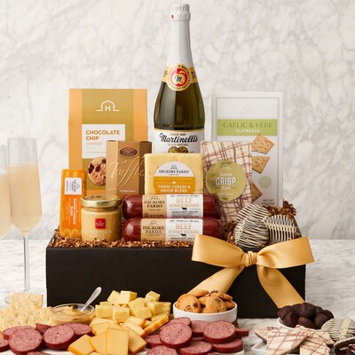 Sparkling Celebration Gourmet Gift Box by Hickory Farms