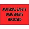 Self-Adhesive Material Safety Data Sheets Enclosed Packing List Envelopes