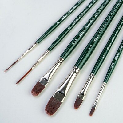 Silver Brush Ruby Satin Grass Combs, Assorted Brushes, 6/Pack (SLVRS2550)