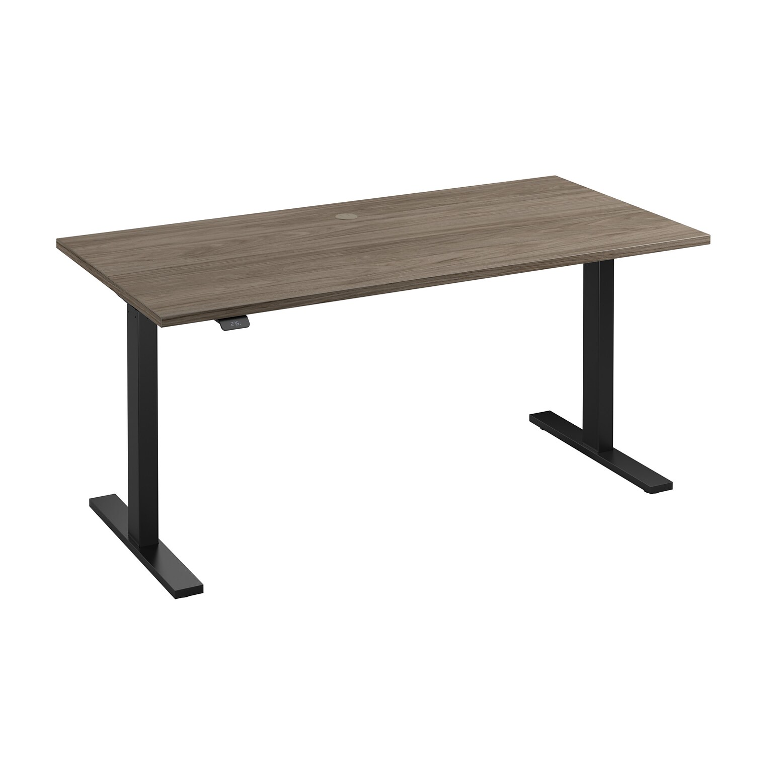 Bush Business Furniture Move 60 Series 60W Electric Height Adjustable Standing Desk, Modern Hickory/Black (M6S6030MHBK)
