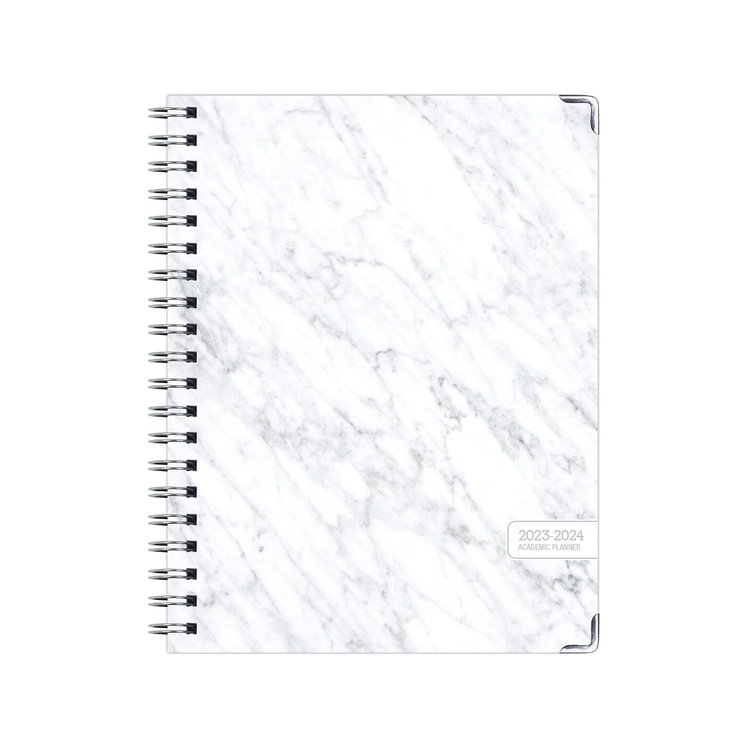 2023-2024 Global Printed Products Gray Marble 8.5 x 11 Academic Weekly & Monthly Planner, Paperboard Cover (AY23-8511-06-S)