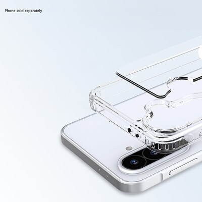 SaharaCase Venture Wallet for Galaxy A36 5G, Shock Absorbing, Clear/Scorpion Black (CP00733)