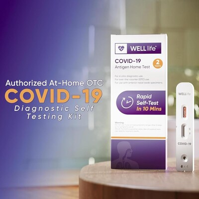 WELLlife COVID-19 Antigen Rapid Home Test, 2/Pack (WL03P0001-2)