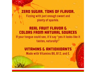 Sparkling Ice Mini Kiwi Strawberry Flavored Sparkling Water, 7.5 fl. oz., 10 Cans/Pack, 3 Packs/Carton (FG00591)