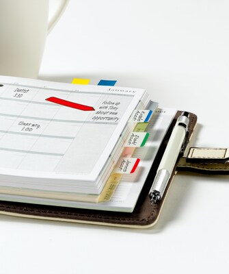 Post-it Tabs, 1" Wide, Assorted Colors, 66 Tabs/Pack (686L-GBR)