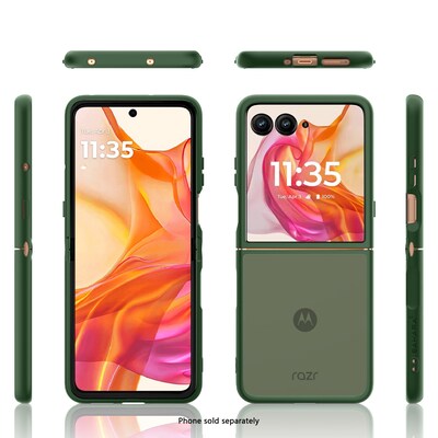 SaharaCase Venture Series Phone Case for Motorola Razr Ultra, Shock Absorbing, Cactus Green (CP00851)