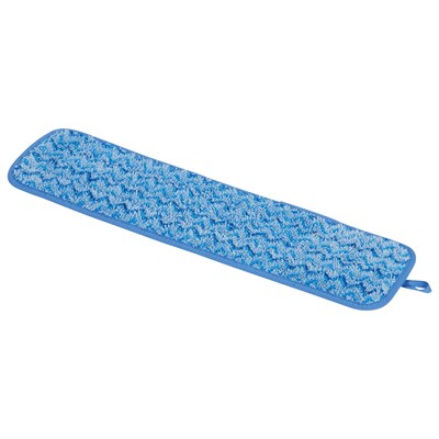 Rubbermaid Hygen Microfiber 18" Wet Mop Pad, Blue (FGQ41000BL00)