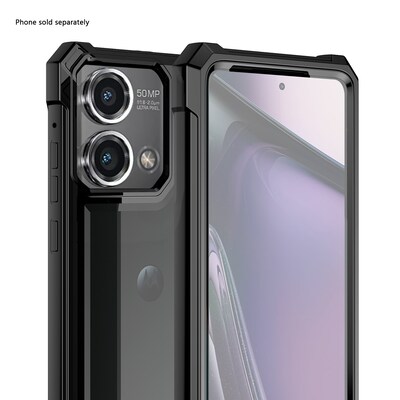 SaharaCase Raider Series GRIP Case for Motorola Moto G Power 5G, Shock Absorbing, Black (CP00785)