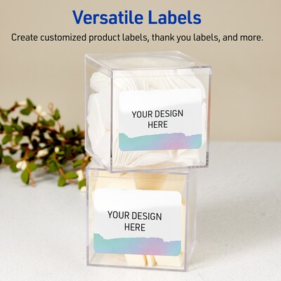 Avery Laser/Inkjet Rectangle Multipurpose Labels, 2" x 3", White, 80/Pack (S00-F3R)