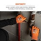 Ergodyne ProFlex 7551 Waterproof Cut-Resistant Winter Work Gloves, ANSI A5, Orange, Large, 1 Pair (17674)