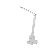 Simplee Adesso Cody LED Desk Lamp, 24.5, Matte White (SL4922-02)