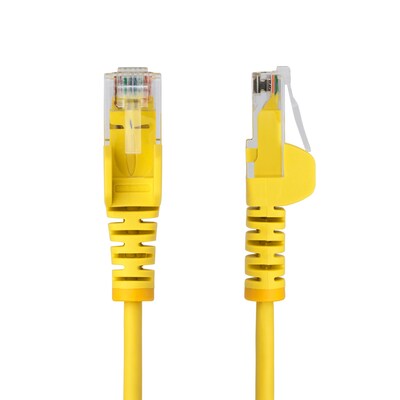 StarTech Slim 15 CAT6 Ethernet Cable, 28AWG, Yellow (N6PAT15YLS)